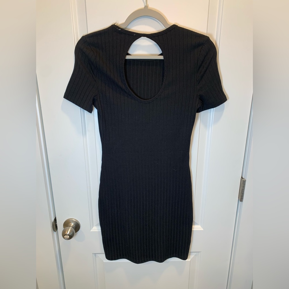 Pink Lily Ribbed Bodycon Dress - Picture 4 of 4